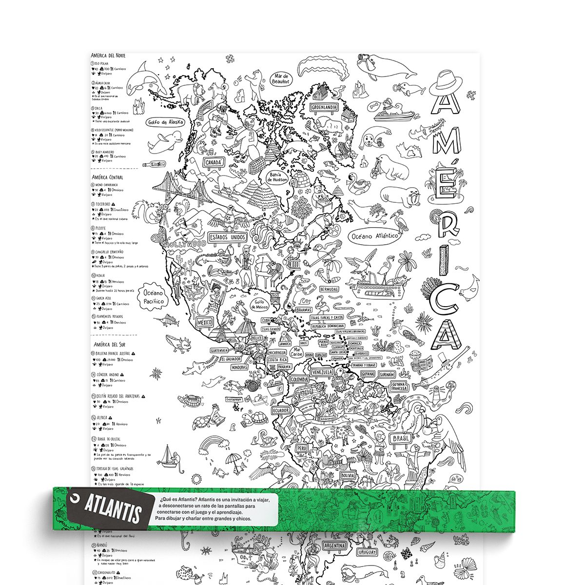 Mapa PROYECTO ANIMALES DE AMÉRICA