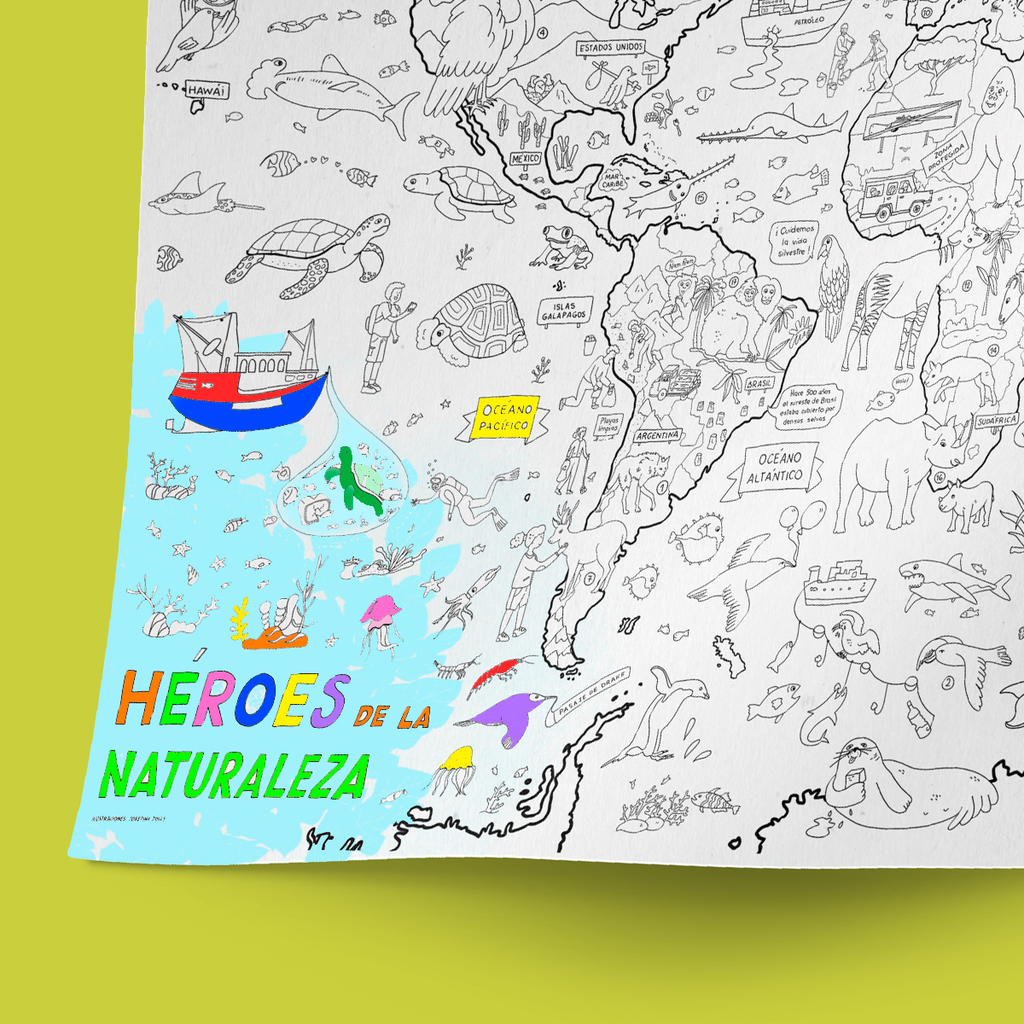 Mapa PROYECTO HÉROES DE LA NATURALEZA