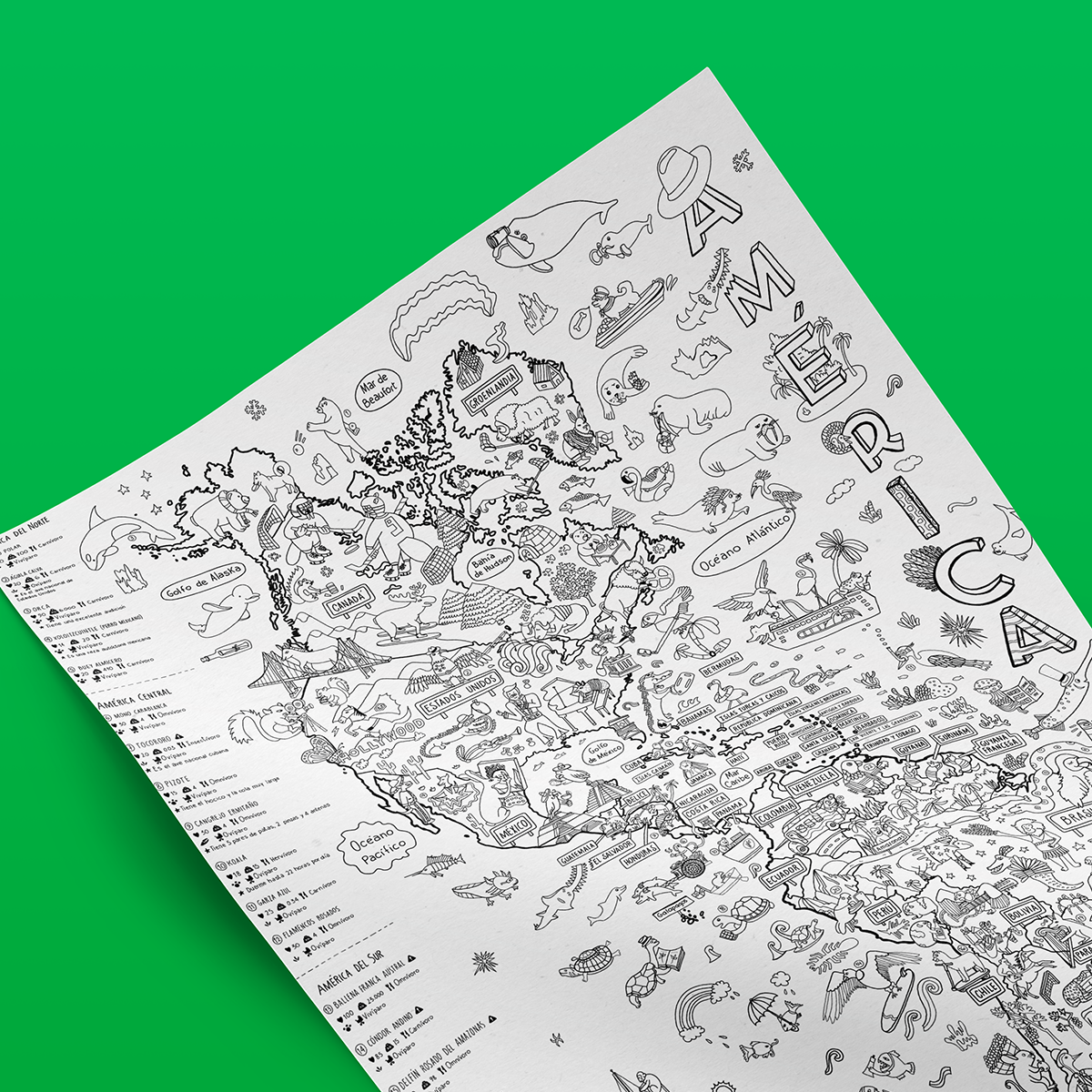 Mapa PROYECTO ANIMALES DE AMÉRICA