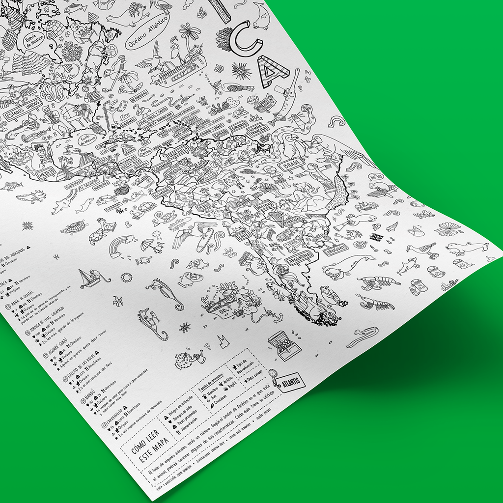 Mapa PROYECTO ANIMALES DE AMÉRICA