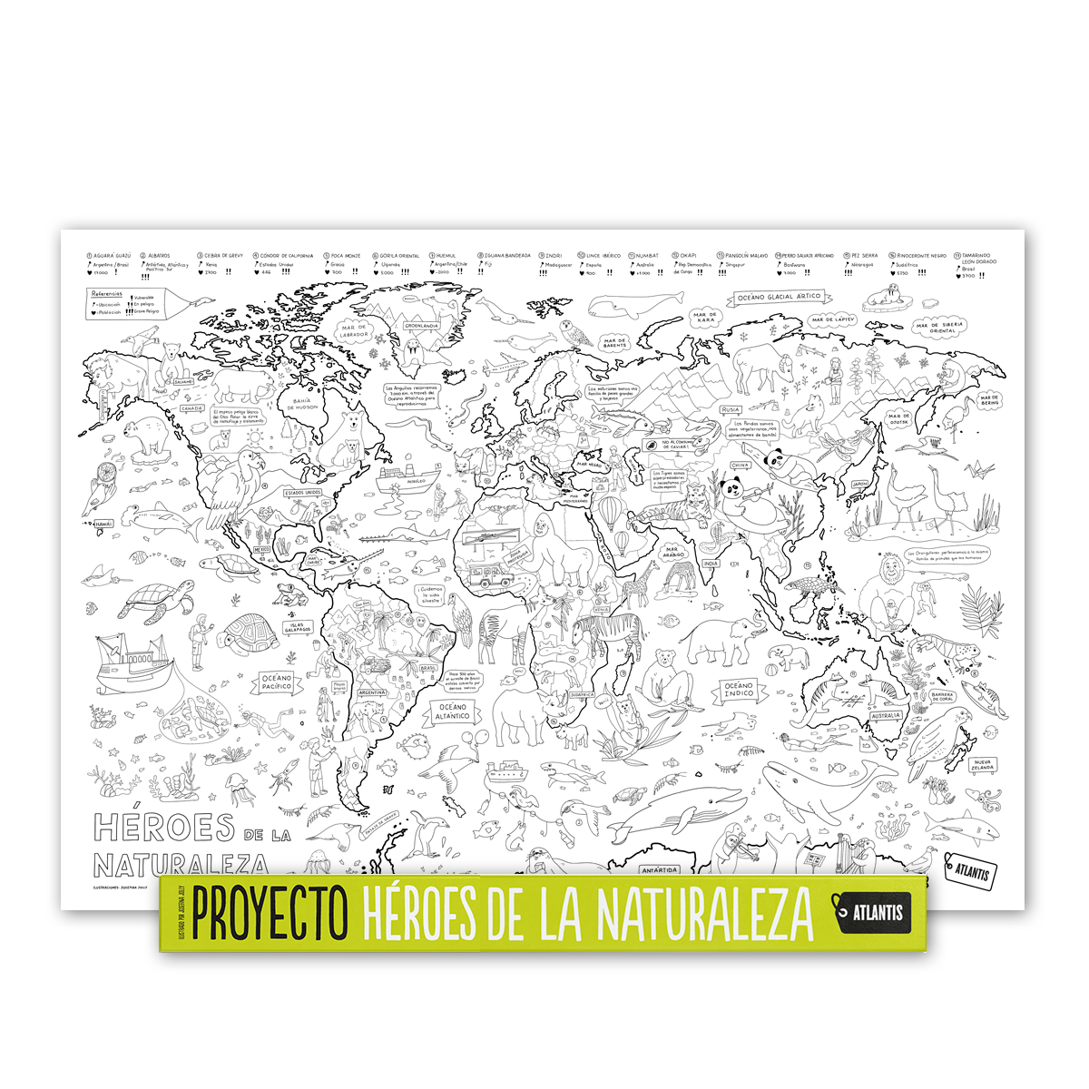 Mapa PROYECTO HÉROES DE LA NATURALEZA