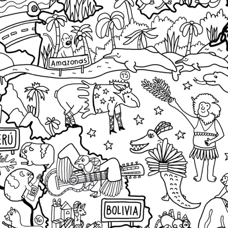 Mapa PROYECTO ANIMALES DE AMÉRICA